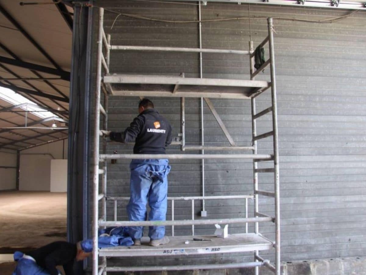 Travaux de peinture d'un bâtiment - après Travaux de peinture d'un bâtiment - après