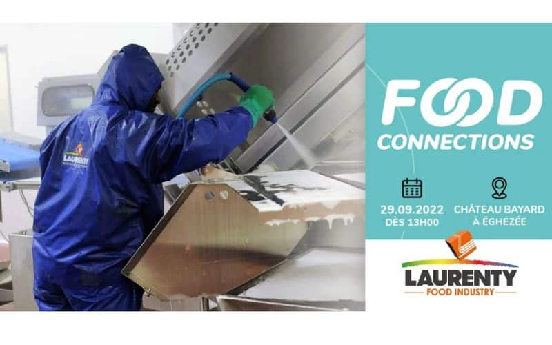 Food Connections, Laurenty présent en tant qu'expert du nettoyage en milieu agro-alimentaire