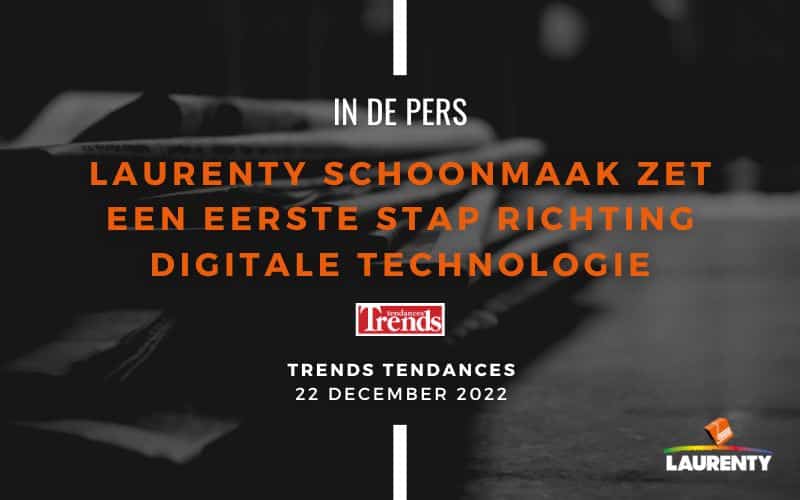Laurenty Schoonmaak zet een eerste stap richting digitale technologie