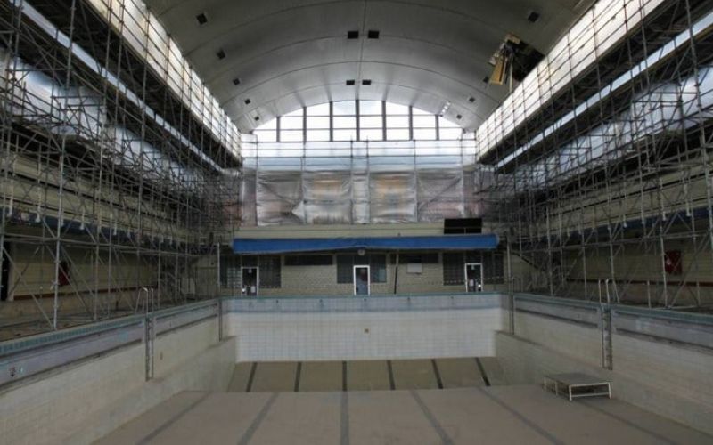 Désamiantage d'une piscine