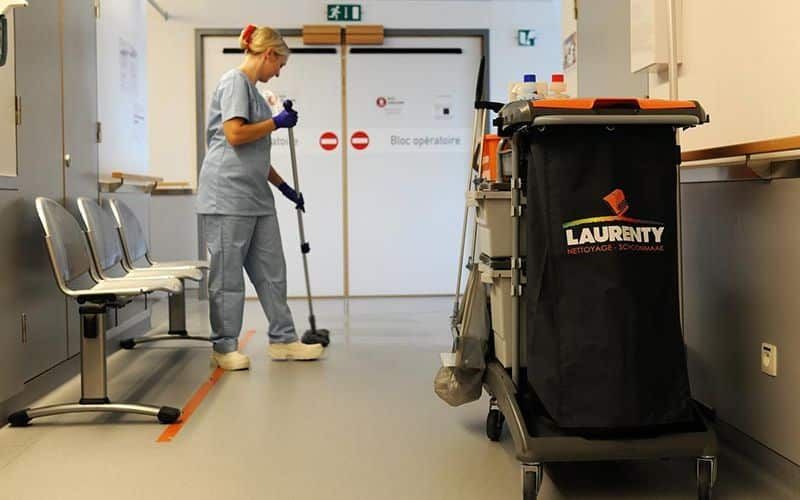Nettoyage en milieu hospitalier